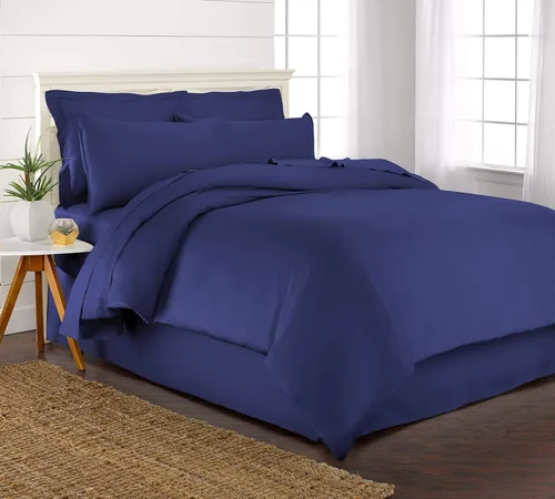 Vista 7 de Pure Bamboo - Juego de 2 piezas de funda de edredón para cama individual, 100% viscosa orgánica derivada del bambú, lujosamente suave y refrescante