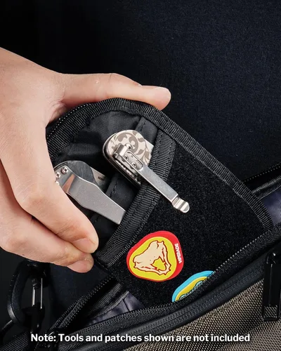 Vista 9 de VIPERADE VE10 EDC Pouch Small Multitool Pocket Pouch with DIY Patche Area