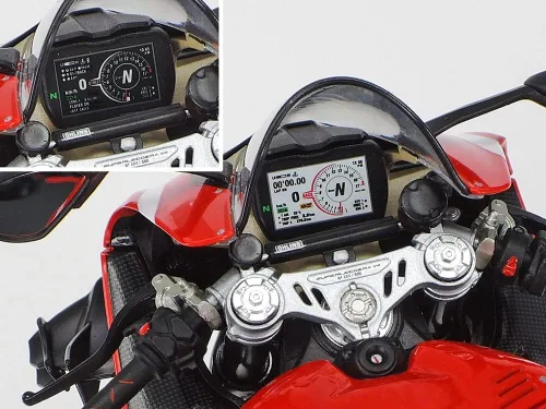 Vista 15 de Tamiya 14140 Ducati Superleggera V4 1:12 Kit de modelo detallado fiel al original de plástico Kit de construcción DIY montaje sin pintar multicolor