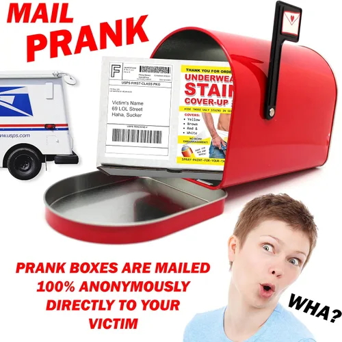 Vista 3 de Design Doggie Prank Mail Ropa interior para cubrir manchas después de broma práctica La broma se envía a un ser queridovíctima 100 anónimo