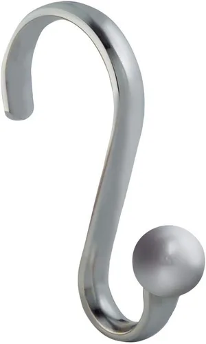 Vista 9 de InterDesign Axis ganchos en forma de S con bucle para cortina de baño