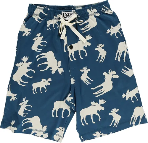 Vista 147 de Lazy One - Pantalones cortos de pijama para hombre, ropa de dormir