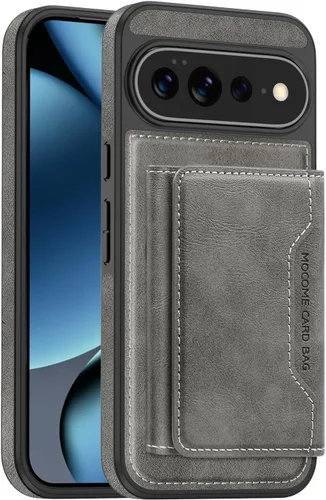 Vista 17 de [Usado] Funda para Google Pixel 10 Pro XL de 6.8 pulgadas, cartera de cuero