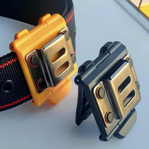 Vista 4 de Funda de cinta métrica con 4 clips de taladro, cinturón de soporte de cinta métrica, clip de cinturón de funda de taladro, funda de taladro