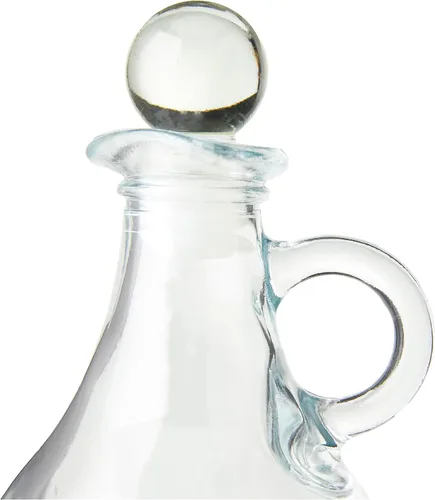 Vista 2 de KitchenCraft KCOILGLASS - Botella de vinagre/aceite de oliva, 10.1 fl oz, color blanco