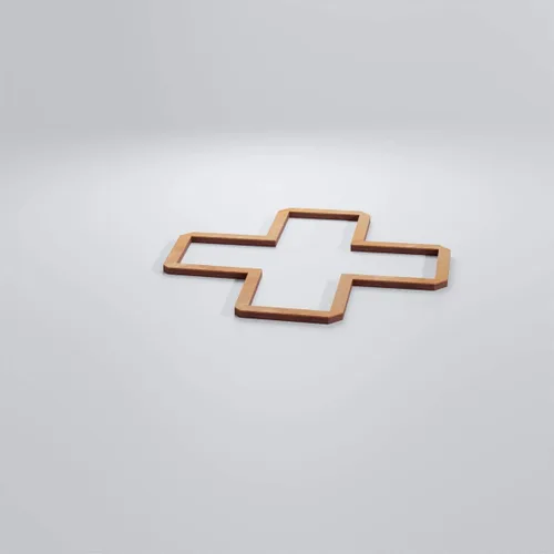 Vista 3 de 7 3/8"W X 7 3/8"H Extra Pequeño Fowler Decorativo Fretwork Madera Paneles De Pared, Aliso