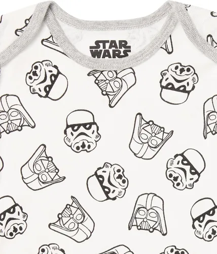 Vista 7 de Tienda Essentials Disney Marvel Star Wars Toddlers Baby Boys Short-Sleeve Bodysuits Pack of 6