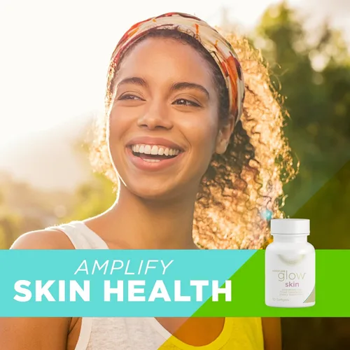 Vista 4 de AdvoCare Glow Skin - Suplemento para el cuidado de la piel brillante con astaxantina, carotenoides, tocotrienoles y vitamina E - Apoya la piel