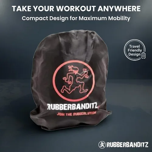 Vista 4 de Rubberbanditz Bandas combinadas de asistencia para dominadas, bandas de ejercicio de resistencia resistentes para levantamiento de pesas, movilidad