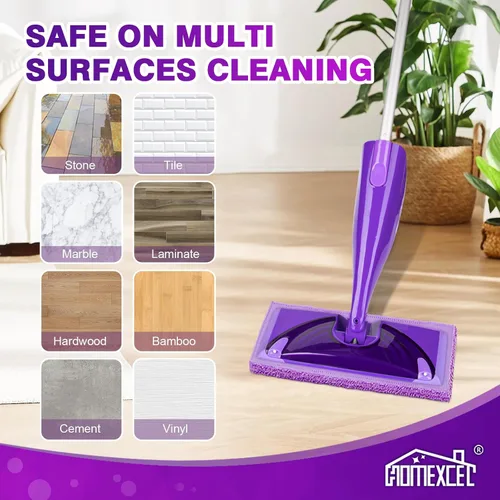 Vista 10 de HOMEXCEL Almohadillas de microfibra para Swiffer Wet Jet 11.5 x 5.5 pulgadas, paquete de 8