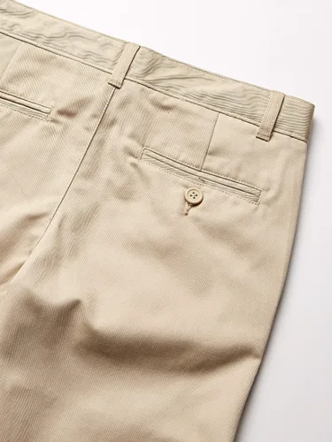 Vista 3 de Tommy Hilfiger Pantalones de vestir de mezcla de sarga frontal plana ropa de uniforme escolar para niños