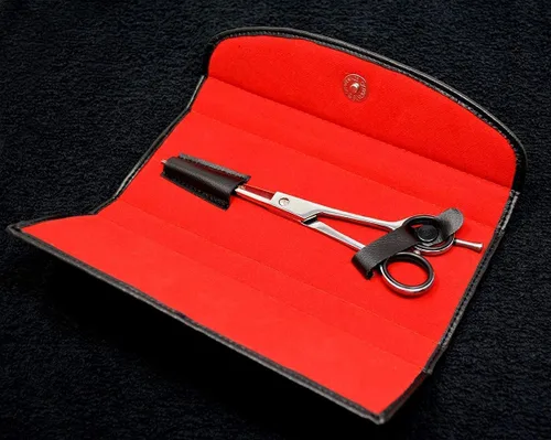 Vista 4 de PRO - Tijeras afiladas de peluquería y tijeras de adelgazamiento de acero de primera calidad fabricadas en Alemania con reposamanos para dedos