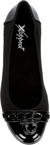 Vista 4 de XAPPEAL Faye - Zapatos planos de ballet con punta redonda para mujer