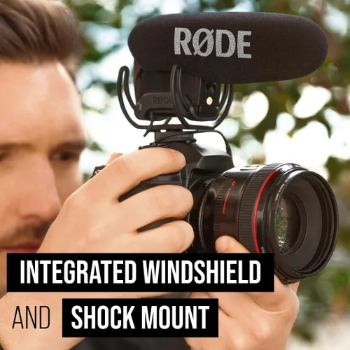 Vista 10 de Micrófono Rode VideoMic de condensador direccional de video con soporte (modelo descatalogado por el fabricante), Negro