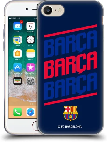 Vista 348 de Head Case Designs Funda de gel suave con licencia oficial del FC Barcelona Barca Crest Graphics [protección de grado militar] compatible con Apple
