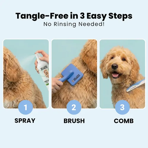 Vista 8 de We Love Doodles Spray desenredante para perros – Acondicionador sin enjuague para perros – Spray desenredante para perros – Spray desenredante