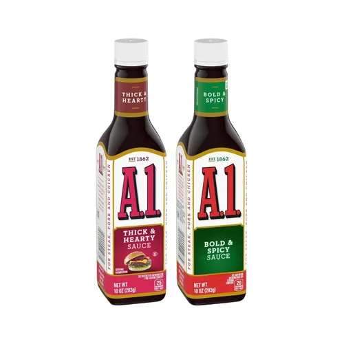 Vista 12 de A.1. Salsa para Bistec Bold & Spicy, botella de 10 oz (paquete de 3)