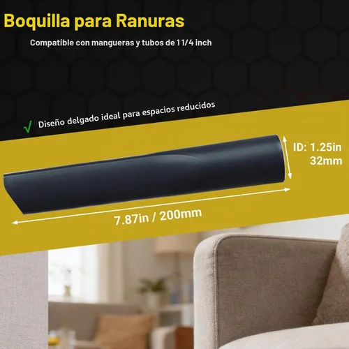 Vista 6 de Juego de cepillos de repuesto para aspiradora en vacío (1 1/4 pulgadas)