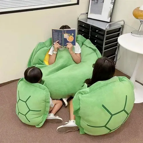 Vista 7 de BXEBUI Almohadas de concha de tortuga de 40 pulgadas con peso, disfraz de animal de peluche divertido, regalo para niños y adultos (40 pulgadas)