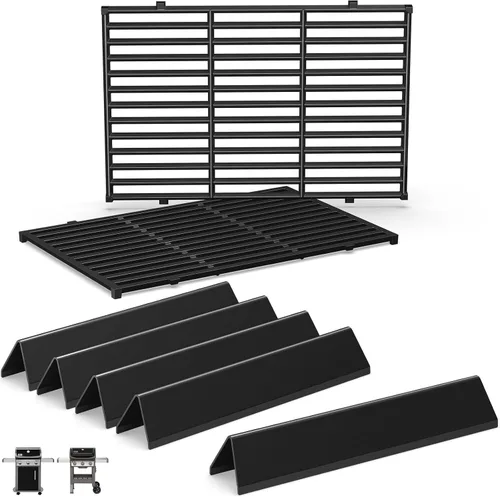 Vista 10 de QuliMetal Piezas de repuesto para parrillas Weber Genesis 300 Series, E310, S310, E320, E330, S330, EP310, EP320, EP330 Series con control frontal