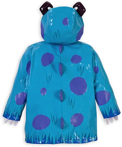 Vista 2 de Disney Pixar Monsters Inc Hooded Rain Jacket Coat Wear Sulley Mike Wazowski