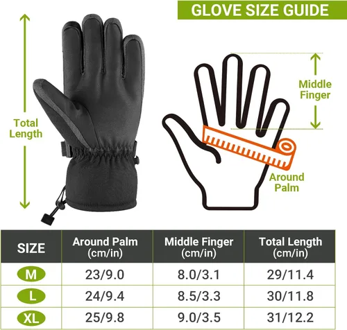 Vista 6 de ATEPA Unisex-Adult Ski Gloves
