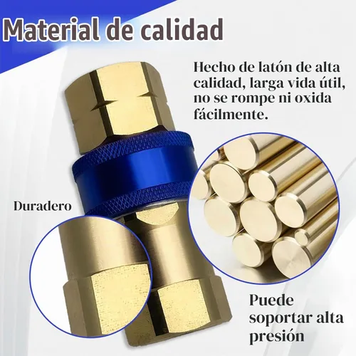 Vista 6 de A75 - Accesorio de desconexión rápida, 3/4 pulgadas, apagado térmico automático