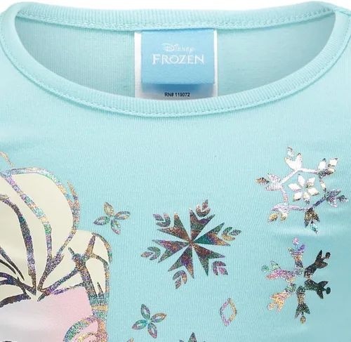 Vista 6 de Disney Frozen Princess Anna Queen Elsa - Chaleco con cremallera para niñas, conjunto de camiseta y leggings de 3 piezas para niños pequeños a grandes