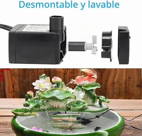 Vista 5 de BARST Mini bomba de agua sumergible de 40 GPH con cable de alimentación