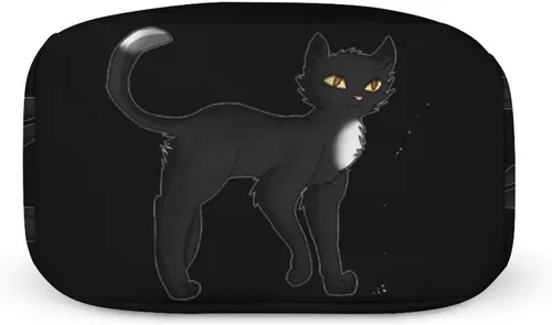 Vista 5 de Black Cat Warrior - Lonchera para mujeres y hombres, con aislamiento, reutilizable, bolsa de almuerzo
