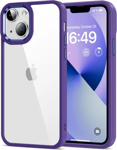 Vista 419 de HOOMIL Funda para iPhone 7 Plus/iPhone 8 Plus de 5.5 Pulgadas, sin amarillamiento, protección contra caídas, cubierta trasera dura transparente