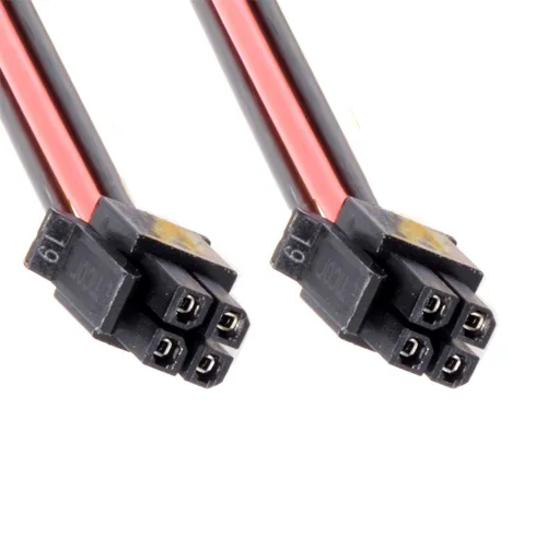 Vista 4 de xiwai Cable de alimentación ATX para conector Molex Micro Fit de 4 pines macho a 4 pines macho de alimentación 12 V Cable 23.6 in 20 AWG Paso =