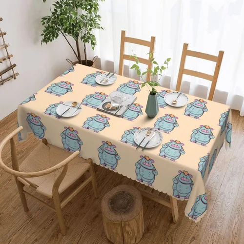 Vista 22 de Mantel rectangular de encaje de poliéster con diseño patriótico de camión del 4 de julio, 54 x 72 pulgadas, resistente a las arrugas, lavable