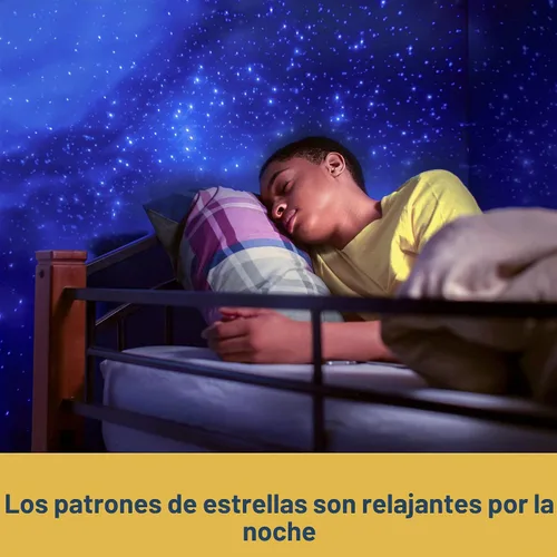 Vista 5 de KINDERLITE Proyector de galaxia, proyector de estrellas, luz LED animada de galaxia DreamLite, proyector de luz nocturna con control táctil
