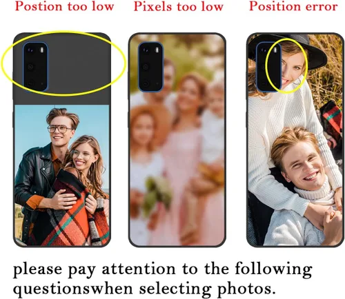 Vista 3 de Funda personalizada para teléfono Galaxy S20, funda protectora de TPU suave contra arañazos, color negro