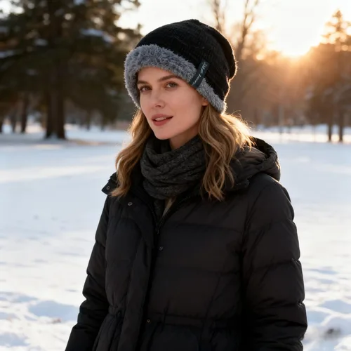 Vista 7 de LLmoway Gorro de invierno cálido y elástico para hombre y mujer, con forro polar