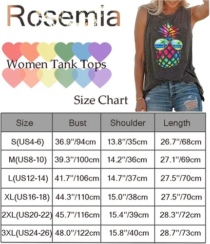 Vista 5 de Camiseta sin mangas para mujer, remeras de verano sin mangas, informales y holgadas, tipo túnica.