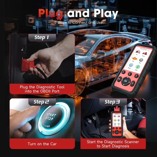 Vista 8 de Autel MaxiDiag MD808 PRO OBD2 Escáner, herramienta de diagnóstico para todos los sistemas, versión mejorada de MD806 MD802, 7 servicios especiales
