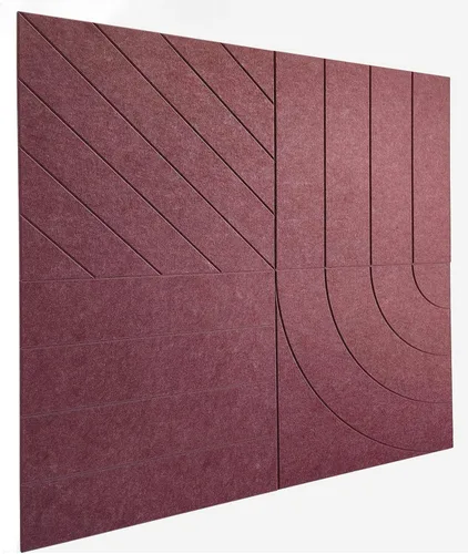 Vista 5 de Paneles acústicos cuadrados de 11.18 pulgadas, paquete de 12 paneles de pared que absorben el sonido, azulejos decorativos de fieltro insonorizados