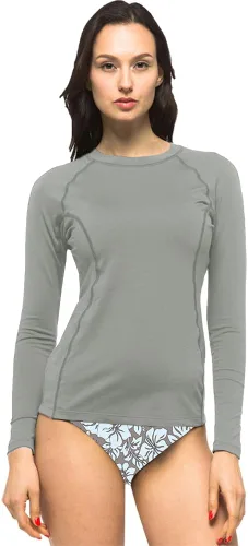 Vista 16 de Private Island Camiseta de entrenamiento de manga larga para mujer con protección UPF 50+ (RGT)