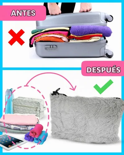 Vista 7 de Skywin - Almohada de viaje rellenable, almohada de viaje plegable