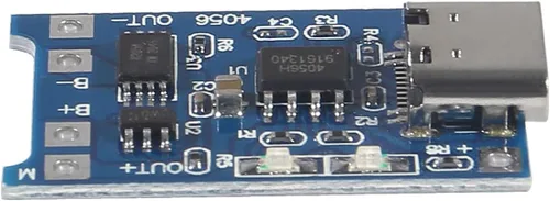 Vista 4 de 20 unids TP4056 Tipo-C USB 5V 1A 18650 Módulo de cargador de batería de litio Junta de carga de iones de litio TC4056A con función de protección dual
