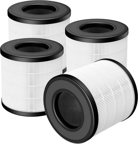 Vista 10 de Filtro de repuesto True HEPA PU-P05/AC201B para purificador de aire FULMINARE PU-P05 y Purivortex AC201B, filtros de aire H13 True HEPA 3-en-1