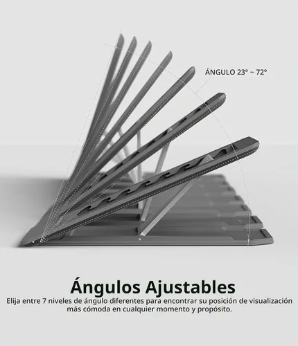 Vista 5 de Ringke Excelente soporte universal para tableta, soporte de acción de resorte, accesorio adhesivo multiángulo para tabletas iPad, lector electrónico