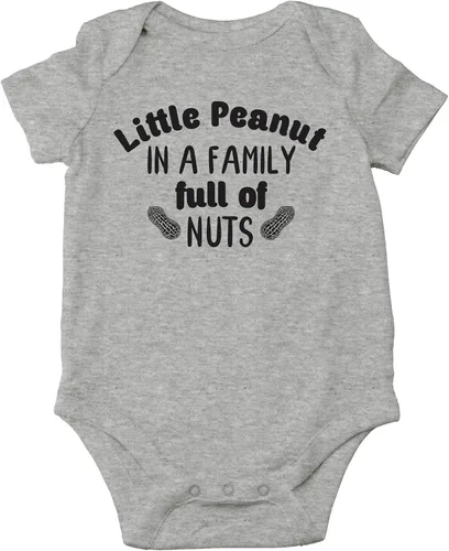 Vista 17 de CBTwear Little Peanut - Body para bebé, adorable mameluco para niño y niña, divertido y lindo traje unisex