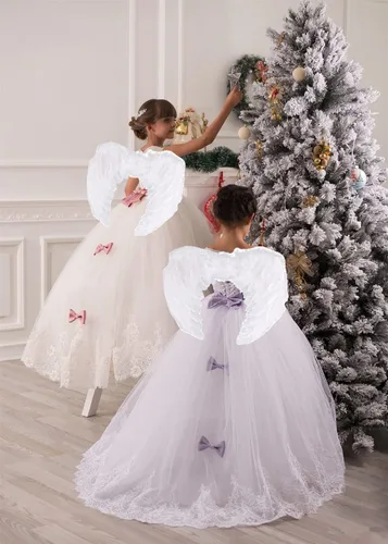Vista 6 de Alas de ángel, alas de ángel para adultos, disfraz de ángel, disfraz de ángel para niños, ala de plumas, Halloween, carnaval, fiesta, disfraz