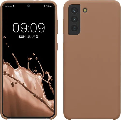 Vista 290 de kwmobile Funda compatible con Samsung Galaxy S9 - Funda de silicona TPU con acabado suave - Blue Reef