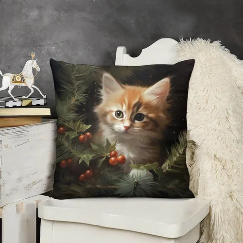 Vista 14 de Fundas de almohada cuadradas de 12 x 12 pulgadas, Koala, Navidad, nieve, invierno, animales, sofá, fundas de cojín Koala australianas