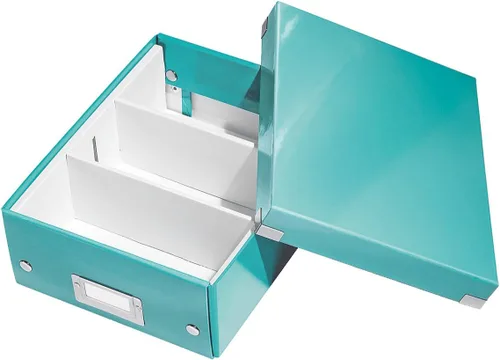 Vista 24 de Leitz Caja de almacenamiento A5, gama Click and Store 60430001 - Pequeña caja organizadora negra A4 Negro