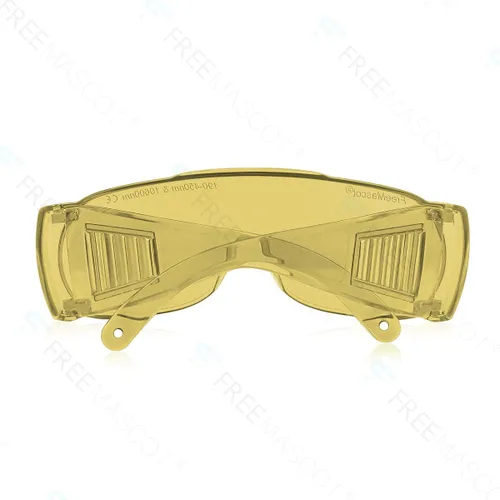Vista 3 de FreeMascot OD 6+ 190nm-450nm/10600nm longitud de onda UV/azul/CO2 gafas de seguridad láser para 275nm, 380nm, 405nm, 445nm, 10.6um CO2, 10600nm